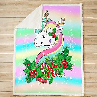 Manta doble cálida para niños, manta sherpa, color Sherpa, para niño