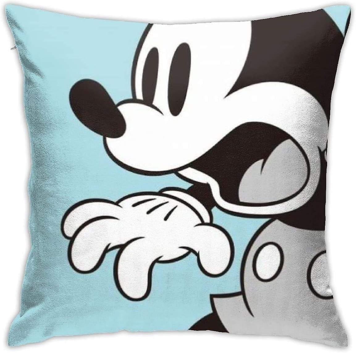 Throw Pillow Covers Mickey Mouse Pillowcase Cushion Case for Sofa Bed Chair Home Decor. -pl799