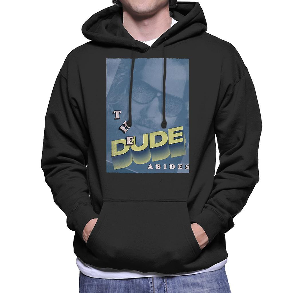 The Big Lebowski The Dude 3D Text Nostalgia Men's Hooded Sweatshirt