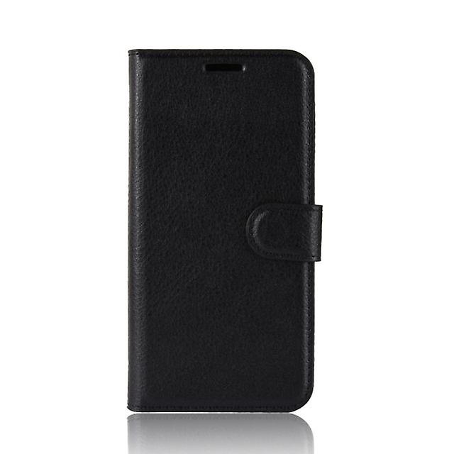 Multi-functional Leather Shell Case for Samsung Galaxy S10 5G - Black
