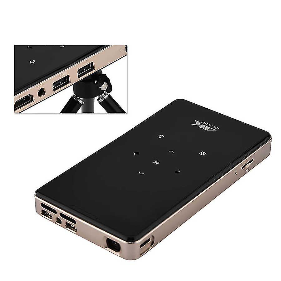 2.4G Wifi 1080p Micro Projector 4k 30-120in Projection 32gb Tf Card Video Projector - Eu Plug Z