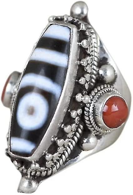 Silver Ring, Unique Adjustable Ring, Nepal Amulet Collection