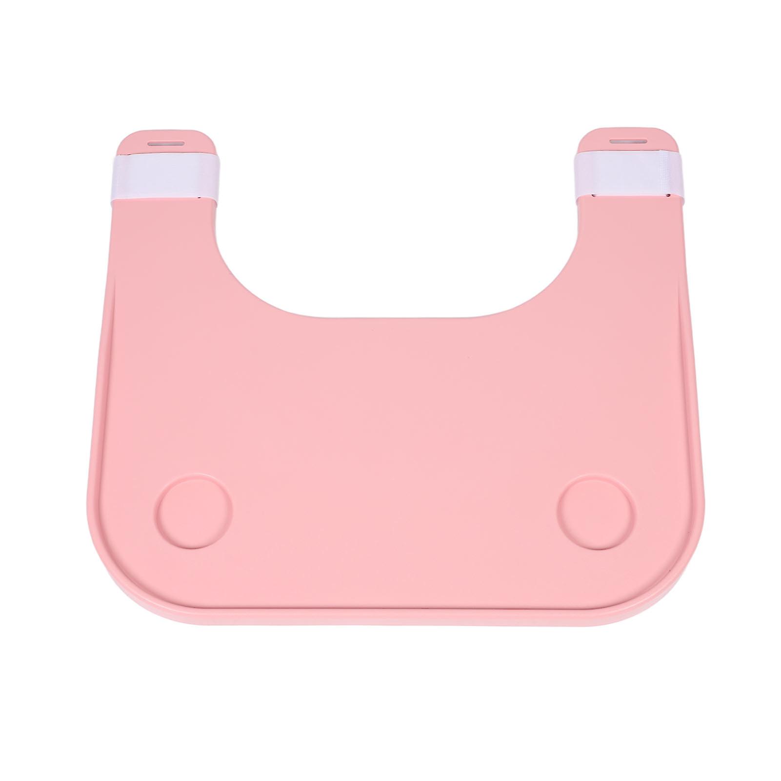 車椅子ダイニングテーブルボード取り外し可能な厚手の車椅子デスクトレイ自宅高齢者用ピンク