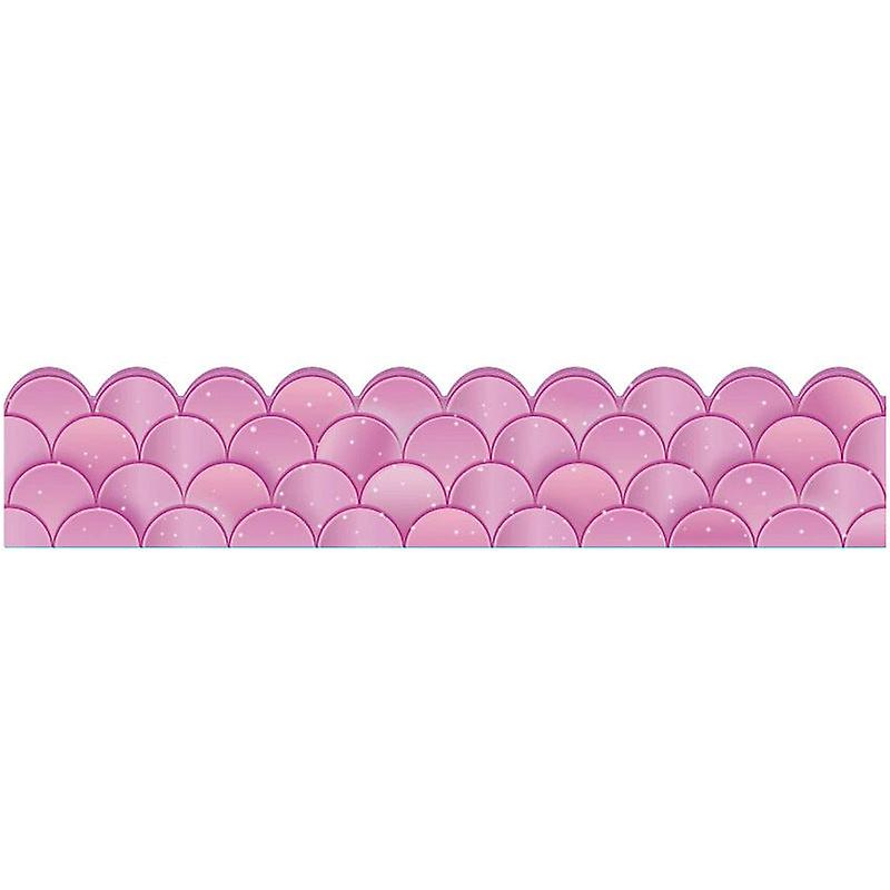 2X 20m Classroom Blackboard Creative Announcement Fish Scale Frame Tags