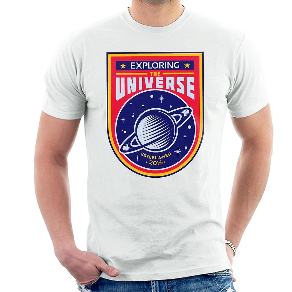 NASA Exploring The Universe Saturn Men's T-Shirt