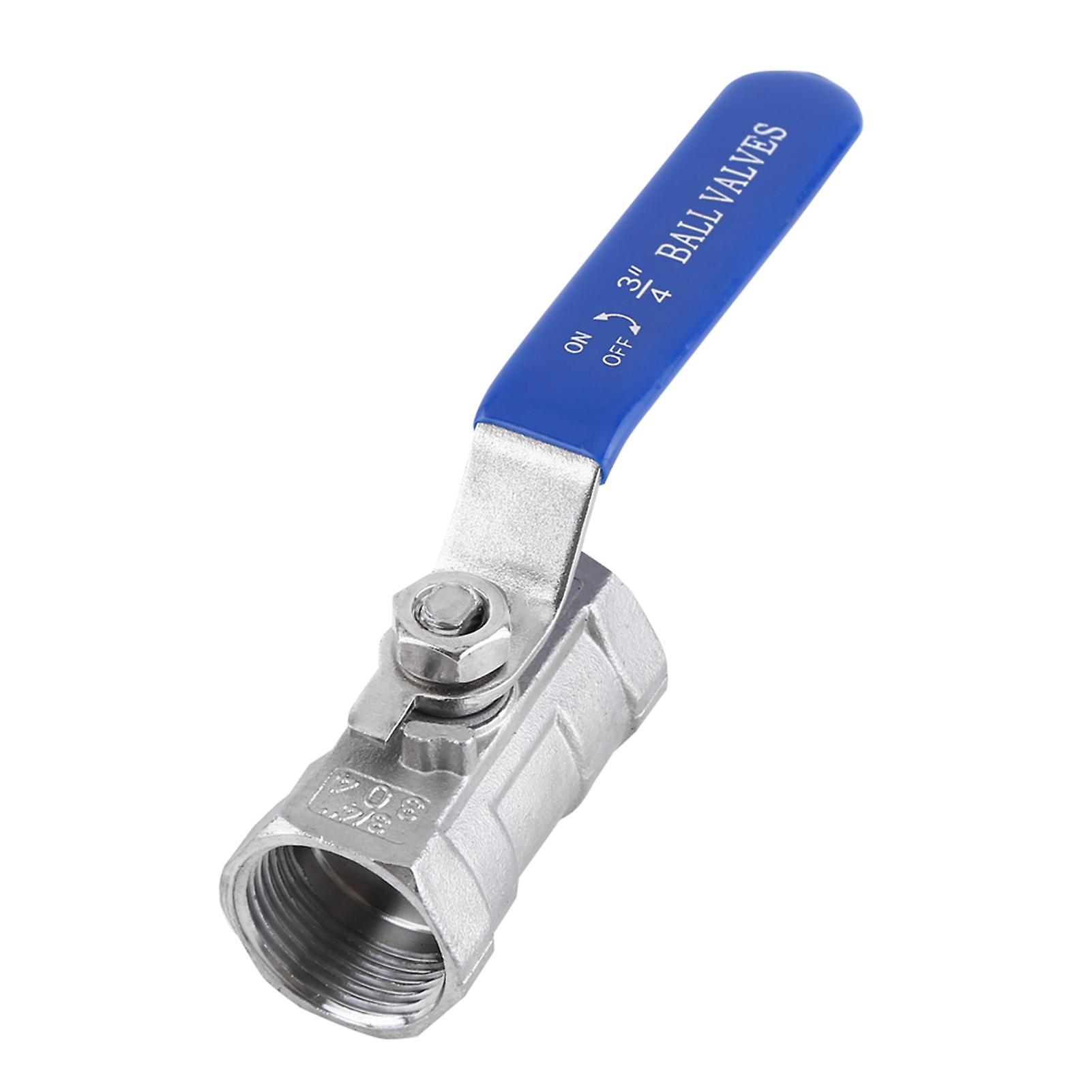 Robinet à boisseau sphérique sanitaire en acier inoxydable 304 à filetage femelle (3/4" BSP)