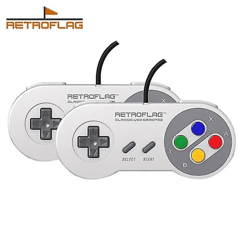 2PCS Retroflag Classic USB Wired Controller Gamepad Handle for Raspberry Pi Windows Nintendo Switch