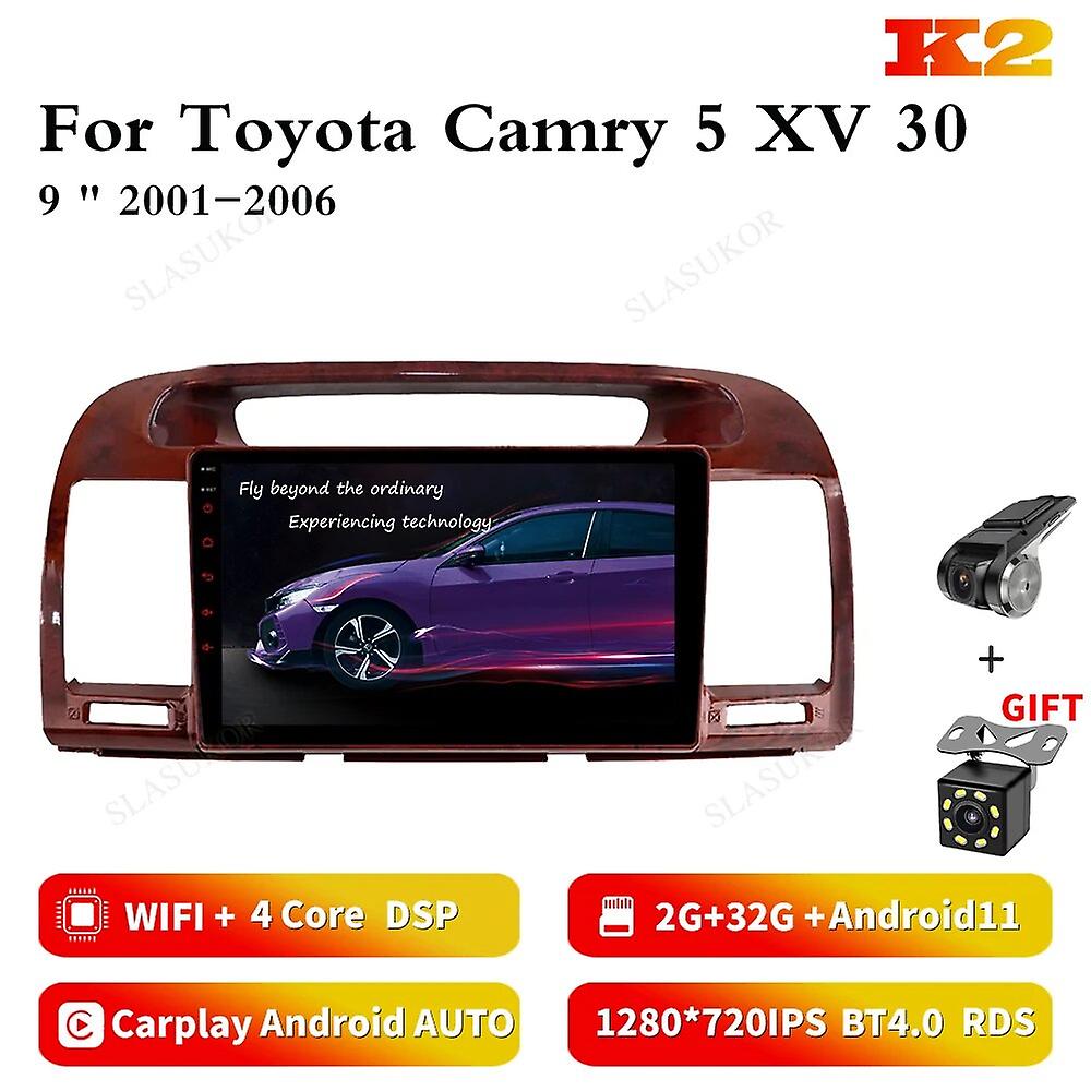 9 Pollici Per Toyota Camry 5 Xv 30 2001-2006 Android Autoradio Multimedia Video Player Audio Stereo Player Navigazione Carplay