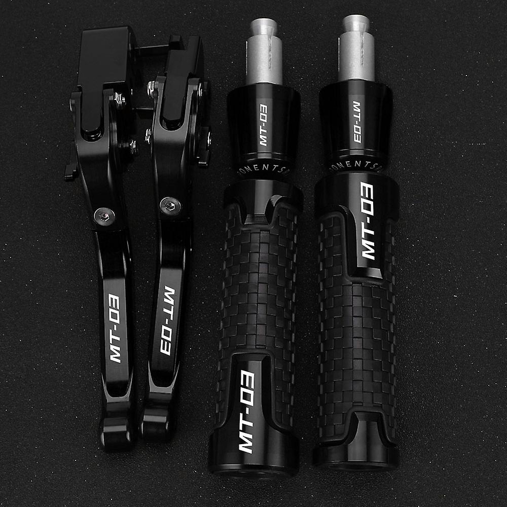 For Yamaha Mt-03 Mt 03 Mt03 2023 2022 2021 2020 2019 2018 2017 2016 2015 Adjustable Brake Clutch Levers & Handle Handlebar Grips