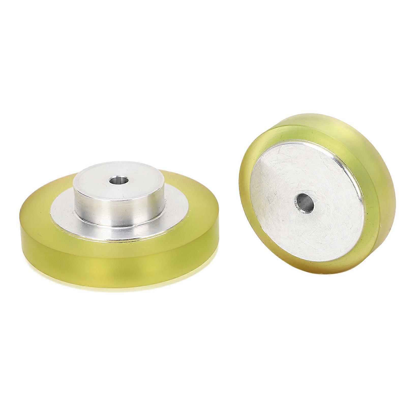 2 Stück Meter Länge Zähler Rolling Wheel Set Kompakter stabiler Encoder Synchron Rad Kit 6mm Lochdurchmesser