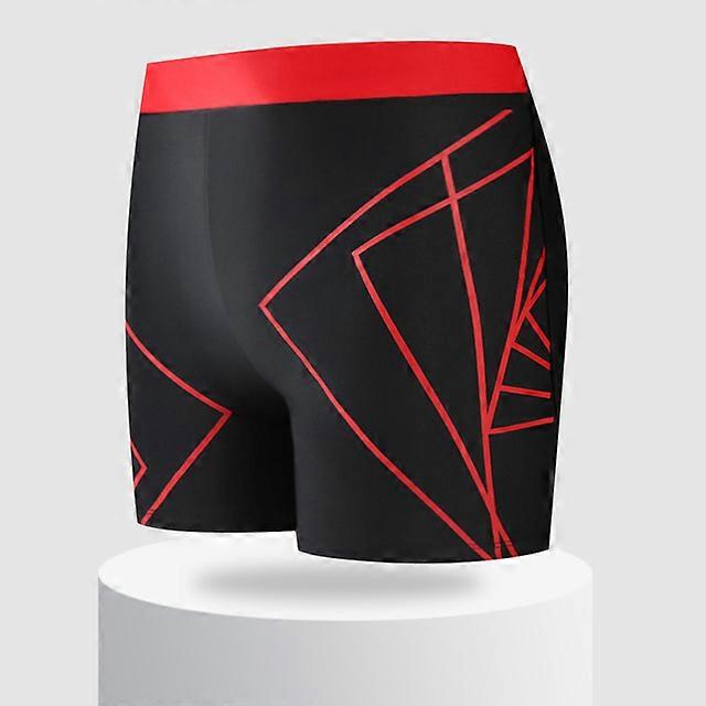 Stylish Mens Swimming Trunks Matching Polyester Comfortable Breathable Quick Dry Beach Adult Flat Corner Swimming Trunks