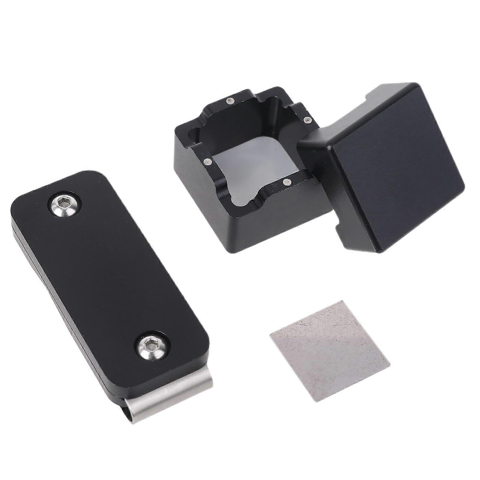  כיס אלומיניום ביליארד קופסת תיק גיר טיפ טיפ עם סט כלי קליפ קבוע אביזרי ספורט מקורה