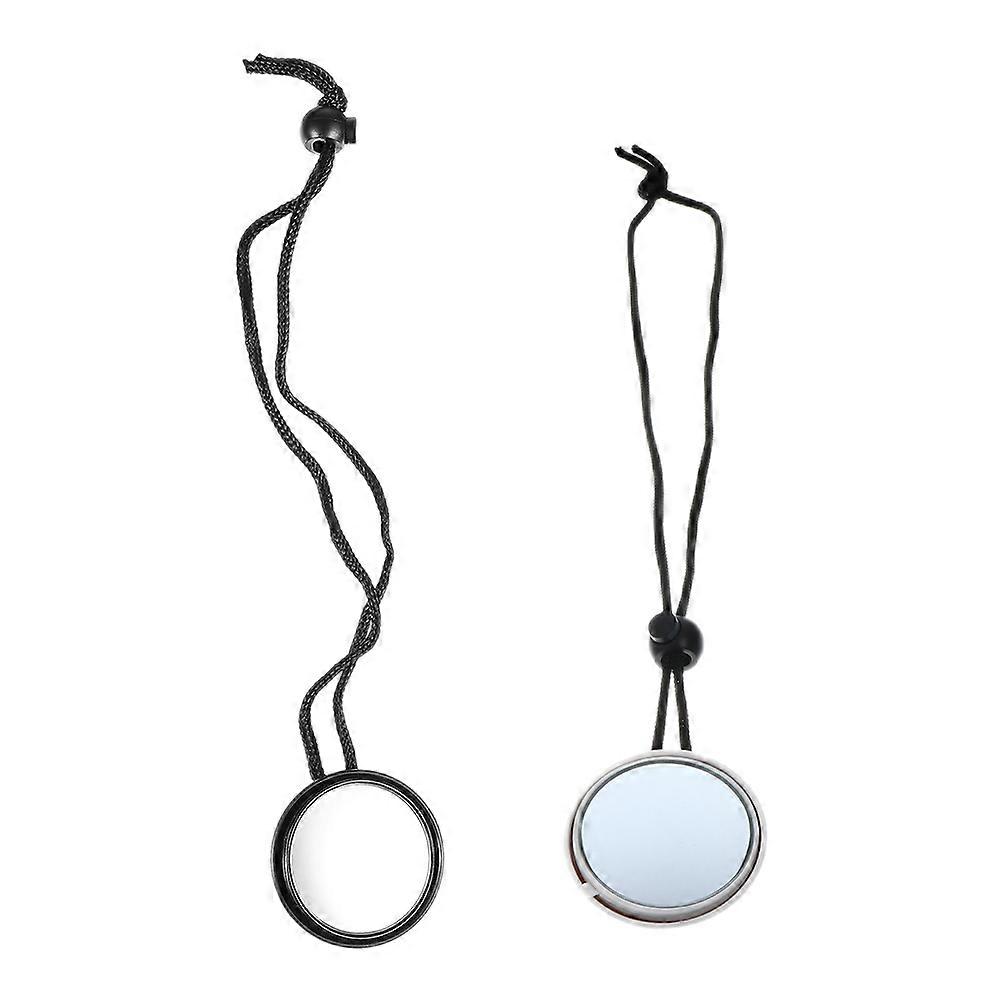 2pcs Boat Dives Accessories 360 Degree Adjustable Diving Rearview Mirror with Rope
