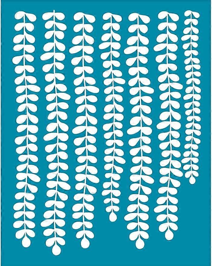 4x5 Inch Ivy Clay Stencils Plants Silk Screen for Polymer Clay Reusable Silk Screen Printing Stencils