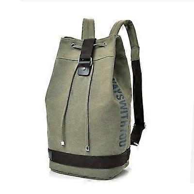Sac à dos en toile décontracté Sac à dos Petit vert armée