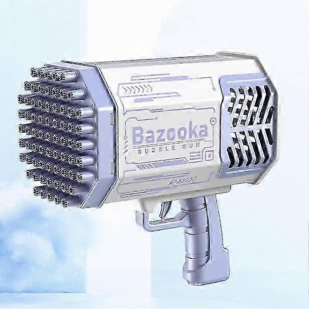 69-hole bubble machine 69-hole bazooka bubble machine colorful light strong wind bubble machine (pur
