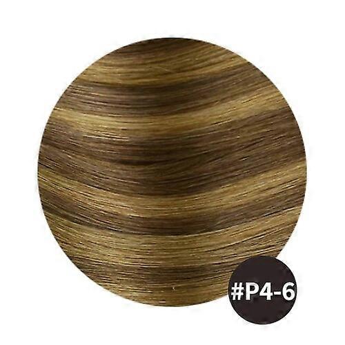 Extension per capelli vergini, trama piatta in seta, 50 g/2 pezzi, ciocche cucite, capelli veri, lisci e lisci per salone