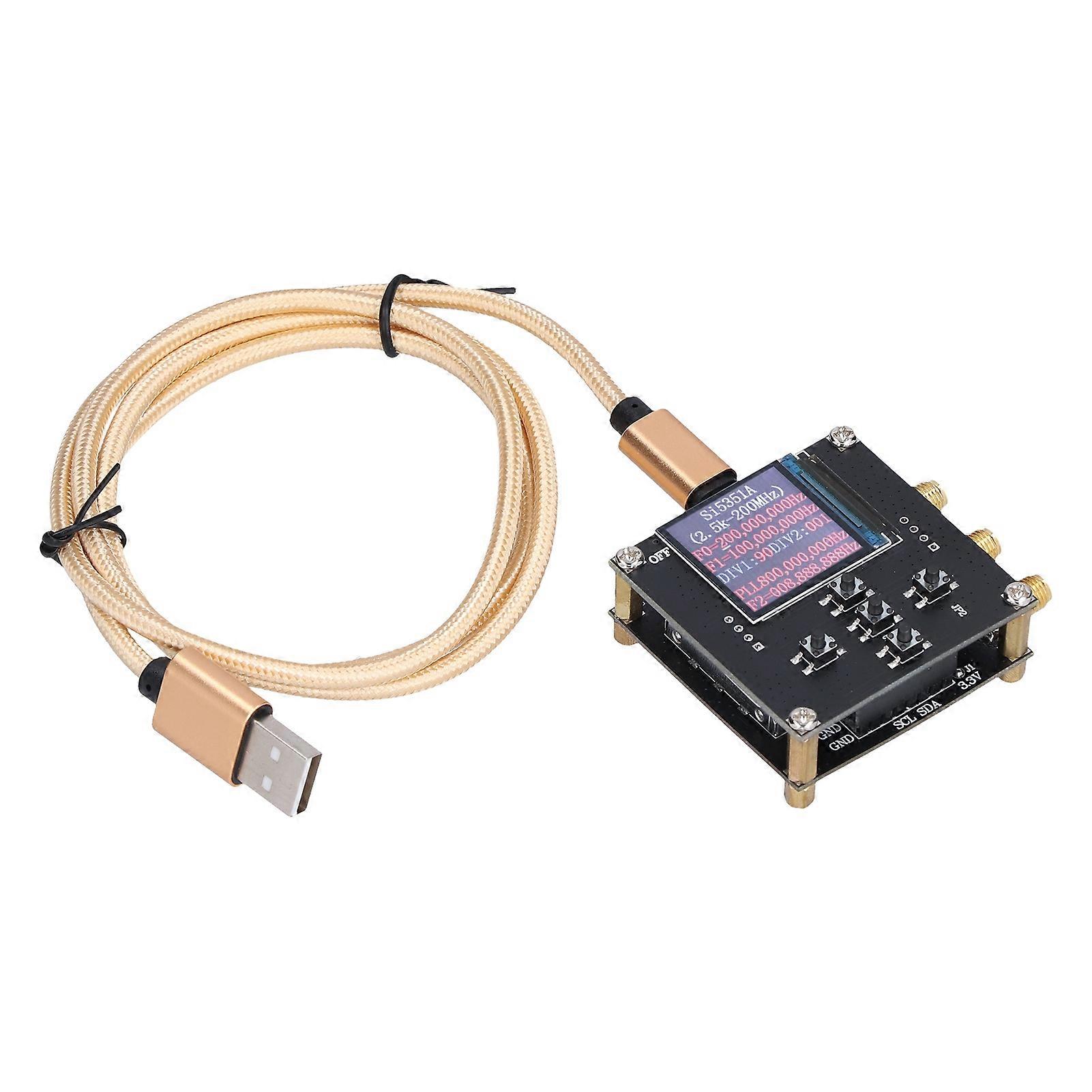 Clock Signal Generator Self Shielding PCB Tools for Detecting 5V 2.5K?200MHZ SI5351A