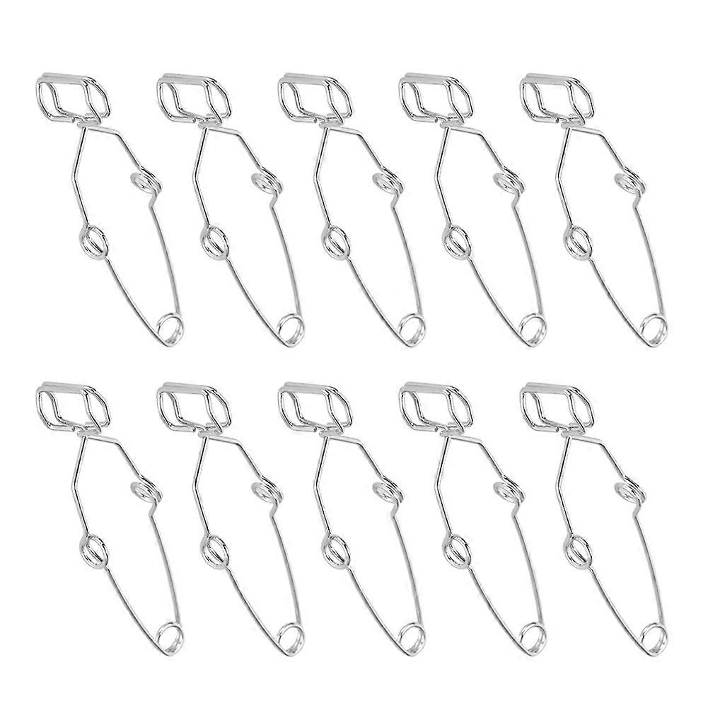 10Pcs Test Tube Clip Clamp Experiment Testing Holder Tool for Laboratory Large Size