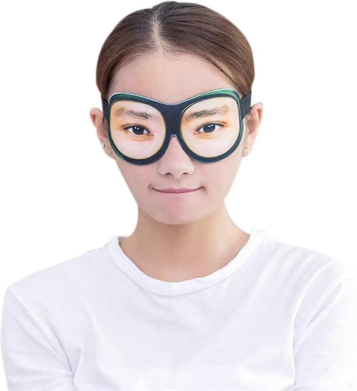 3d Funny Eyeshade Soft Sleep Eye Mask With Adjustable Head Strap