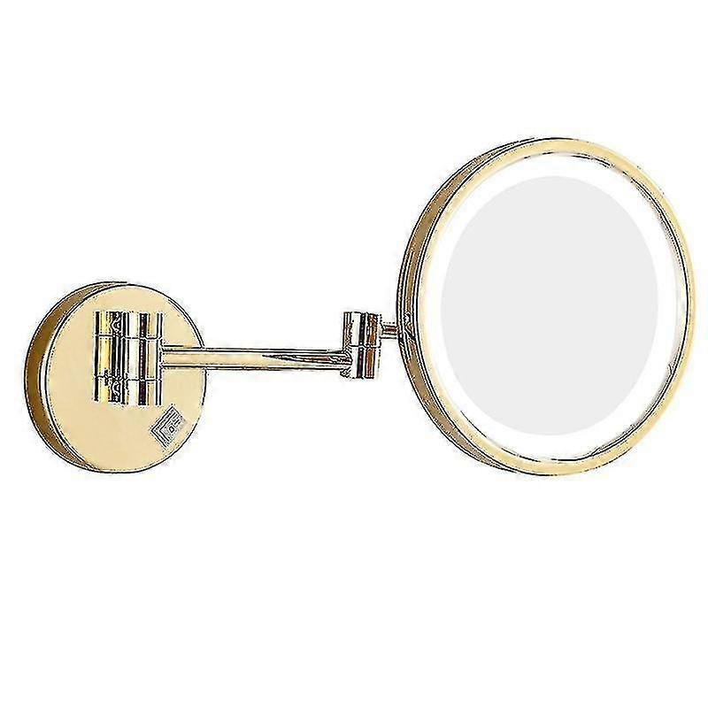 Cosmetic Mirror With 10x Magnifying Light, Makeup Mirror With Led Lighting, Large Wall Mirror, 360 Flexible Arm, 8.5 Inch-C16