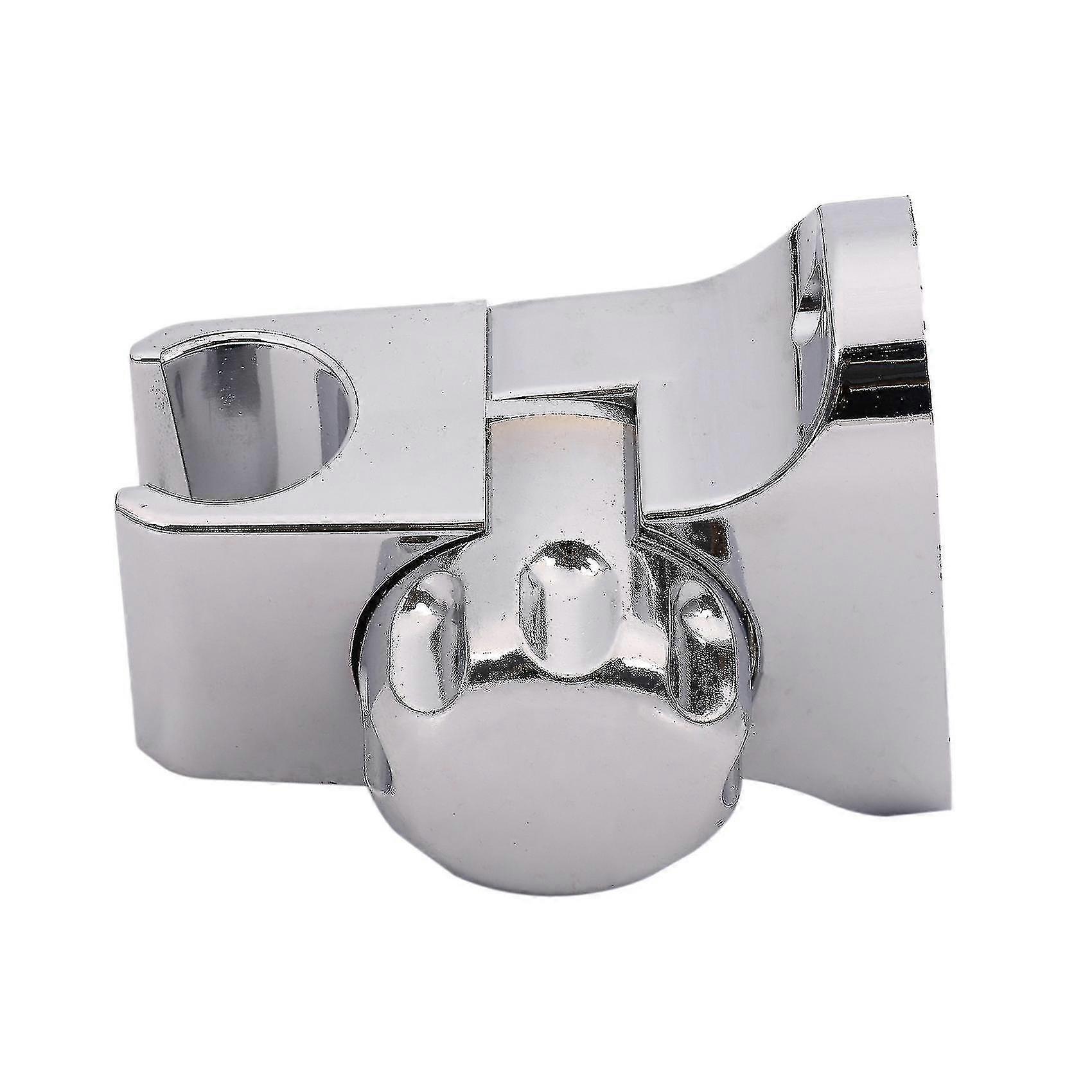 Adjustable Rotating Bathroom Shower Head Hand Holder Wall Mounted Bracket Silver