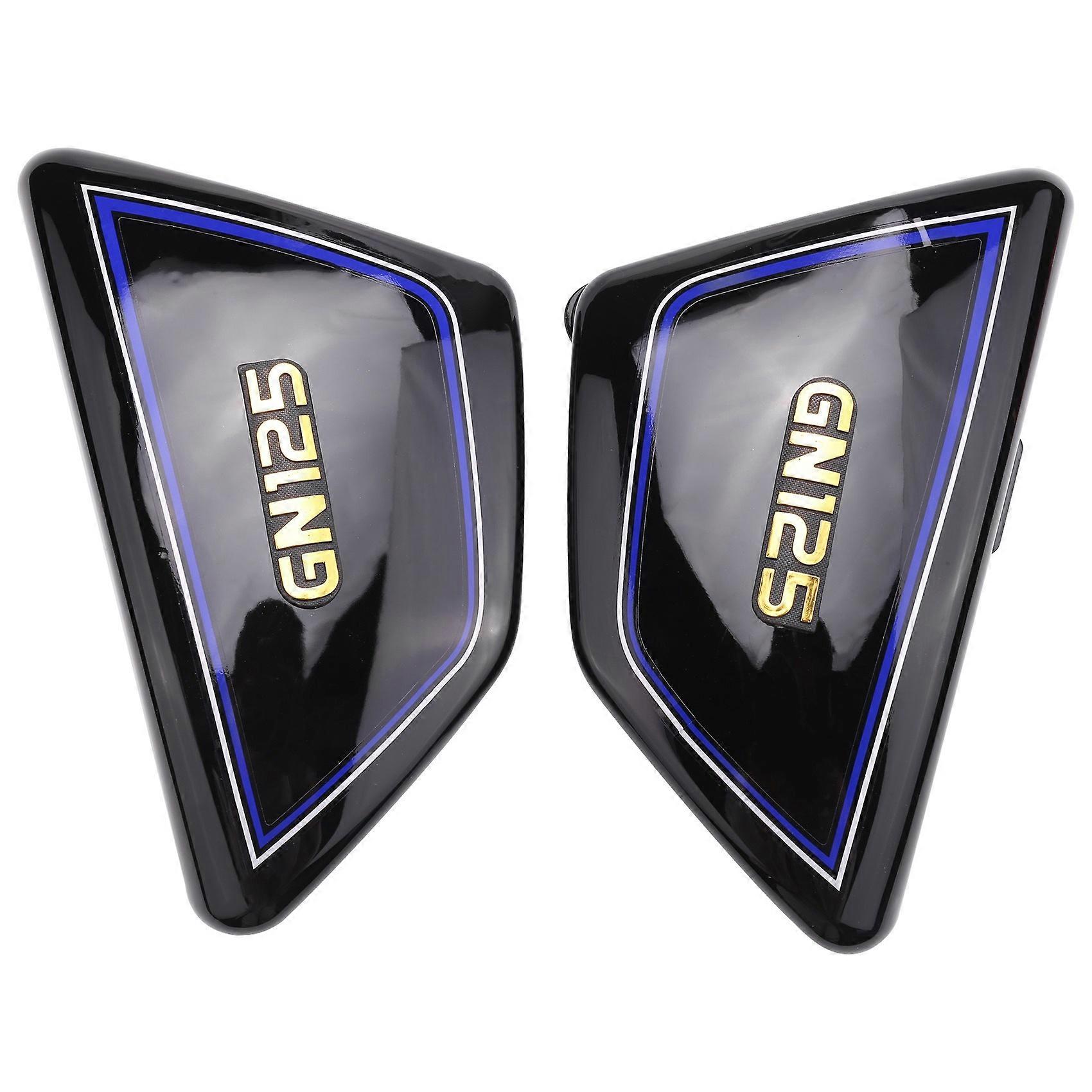 Black Motorcycle Battery Side Cover Frame Side Covers Panels for GN125 GN 125