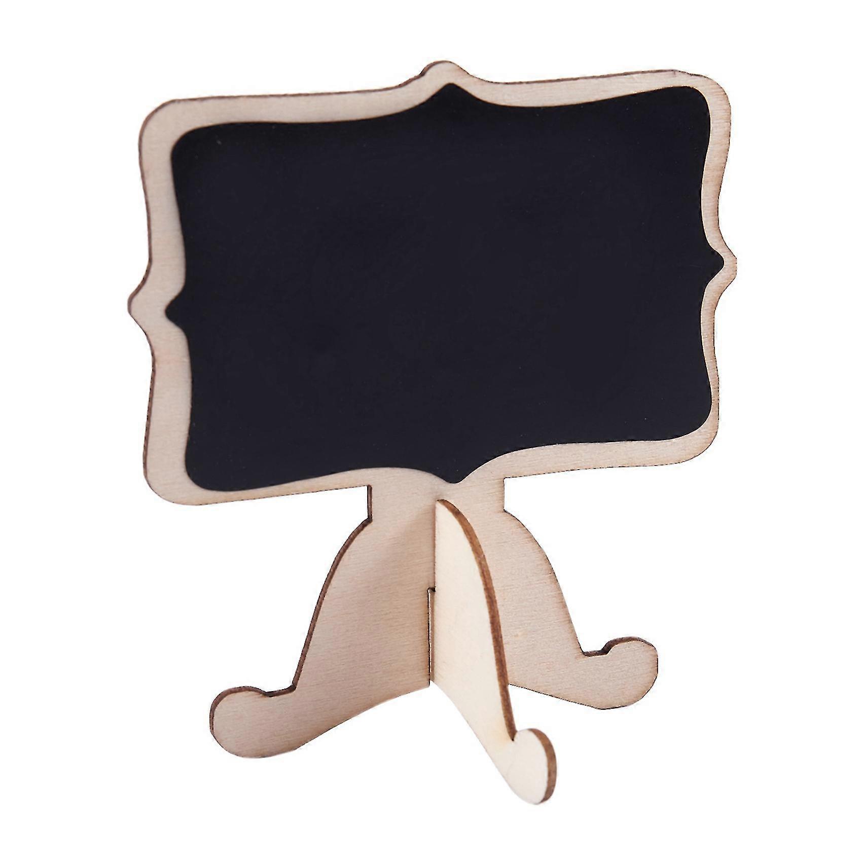 20 Pcs Mini Wooden Small Wedding Blackboard Message Table Number Chalkboard