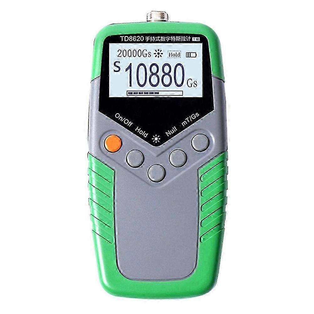 TD8620 Permanent Magnet Gauss Meter Handheld Digital Meter Magnetic Flux Meter Magnetic Field Test 5% Accuracy