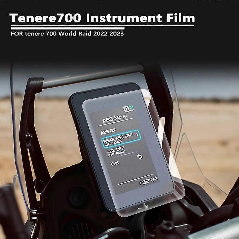 2x Anti-Glare Dashboard Screen Protectors For Yamaha Tenere 700 (2019-2022)