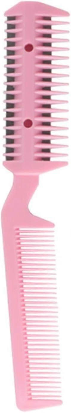 مشط العناية بالحيوانات الأليفة، مشط تشذيب شعر الحيوانات الأليفة مزود بشفرتين، وشفرة حلاقة، وقص شعر الكلاب والقطط