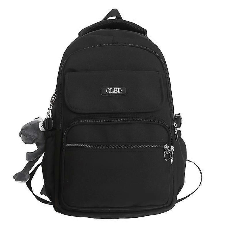 Schoolbag Junior Senior High School Student Backpack New Simple Commuter Computer Backpack Lightweight Large Capacity Oxford Backpack