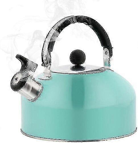 2.0l Whistling Kettle Polished Quality Stainless Steel 2.0 Litres Camping Kettle