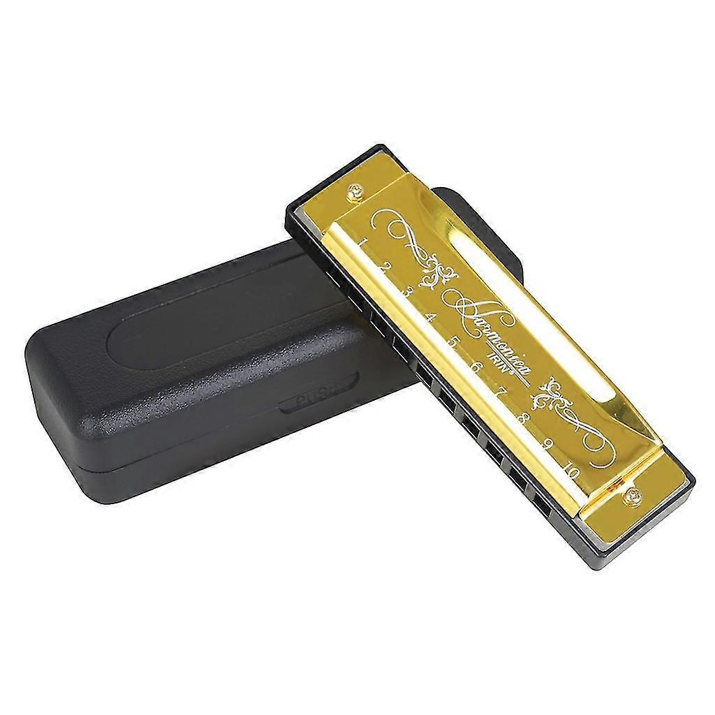 10 trous Harmonica Blues Harpes Orgue à bouche Harmonica Instrument à vent