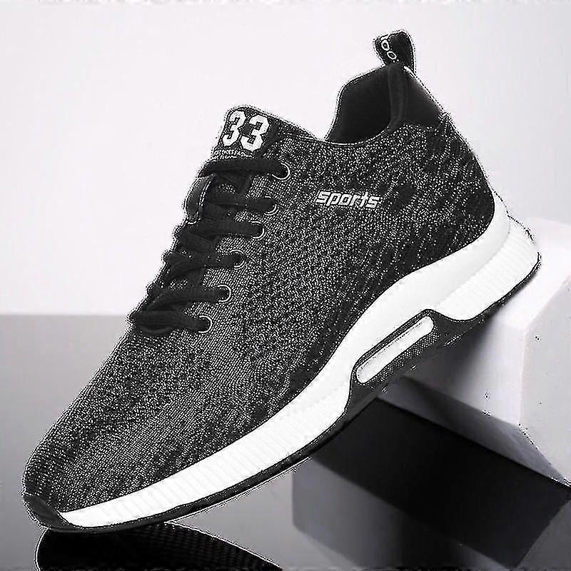 Men Elevator Shoes ( Black )