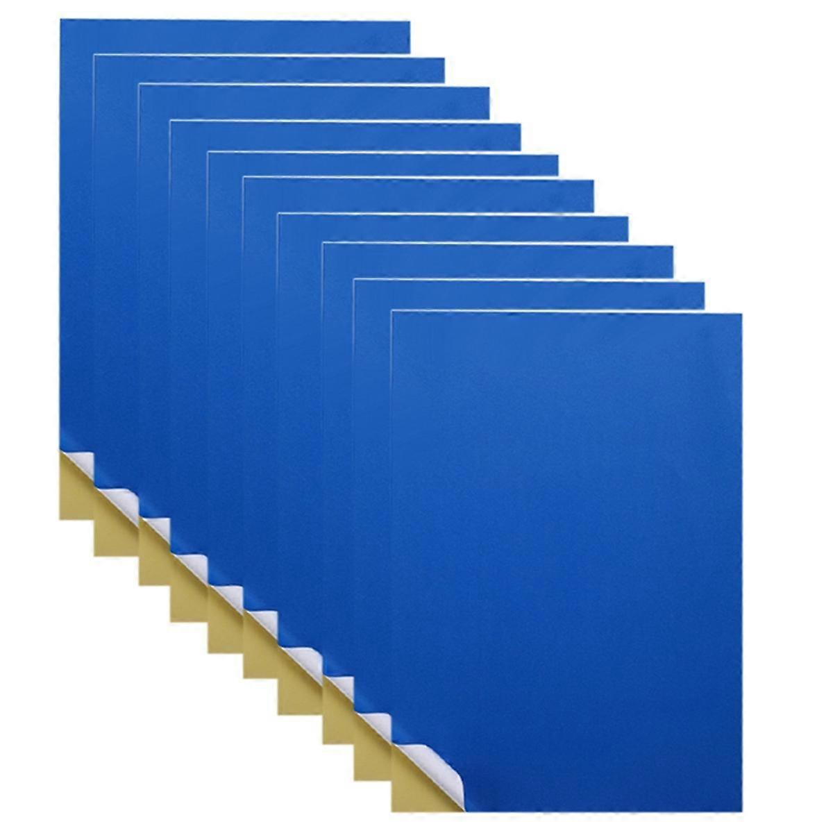 A4 Sticker Paper -A4 Sticker Labels 8.27x11.69 Inch for Laser/Inkjet Printers for Office School Dark Blue