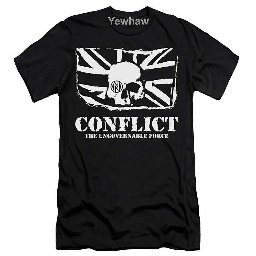 Conflict - The Unovernable Force & Punk T-paita