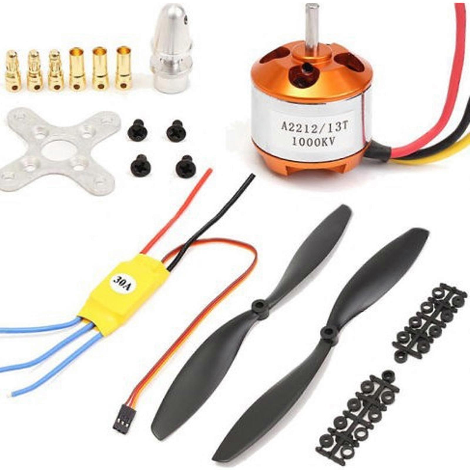2200KV Brushless Motor 30A ESC Servo Propeller RC Fixed Wing Plane Helicopter fq