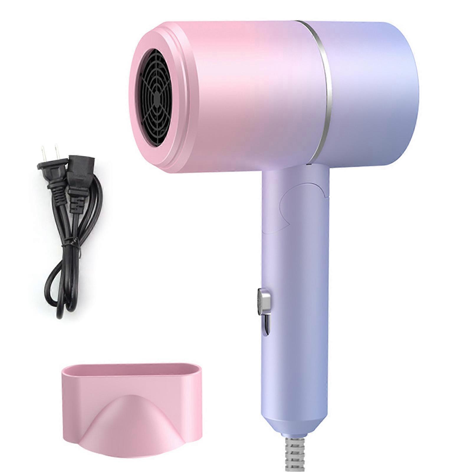 Sèche-cheveux pliable avec sèche-cheveux portable à vent chaud et froid à lumière bleue pour salon de coiffure
