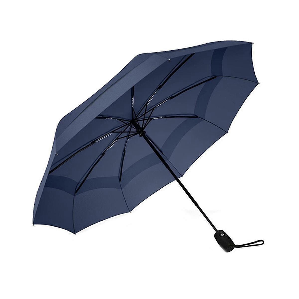 Portable Travel Umbrella - Umbrellas for Rain Windproof, Strong Compact Umbrella for Wind and Rain
