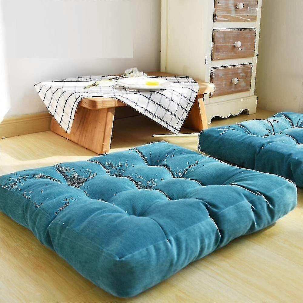 Square Thick Corduroy Sofa Chair Cushions Seat Large Floor Mat Garden Dining Pad
