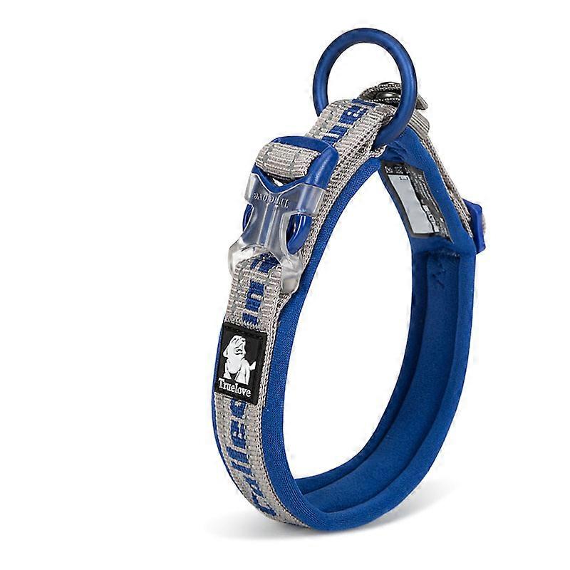 Embroider Neoprene Pet Dog Collar Nylon Adjustable Dog Collars For Big Small Dogs Running Reflective Chihuahua Bitpulls