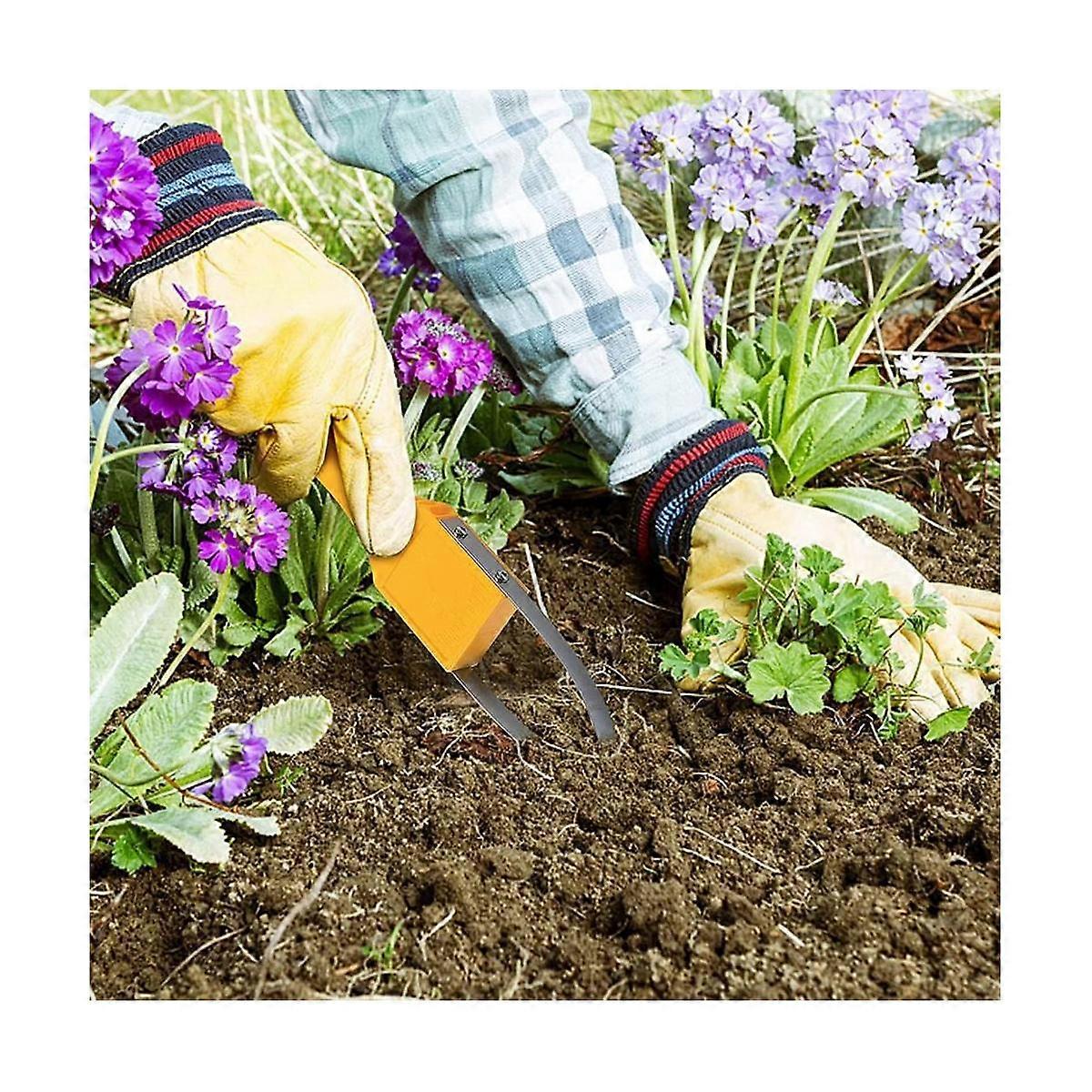 2PCS Garden Bandit Hand Loop Weeder Tool for Lawn Attachments Yard Vegetable Garden Portable Cleani
