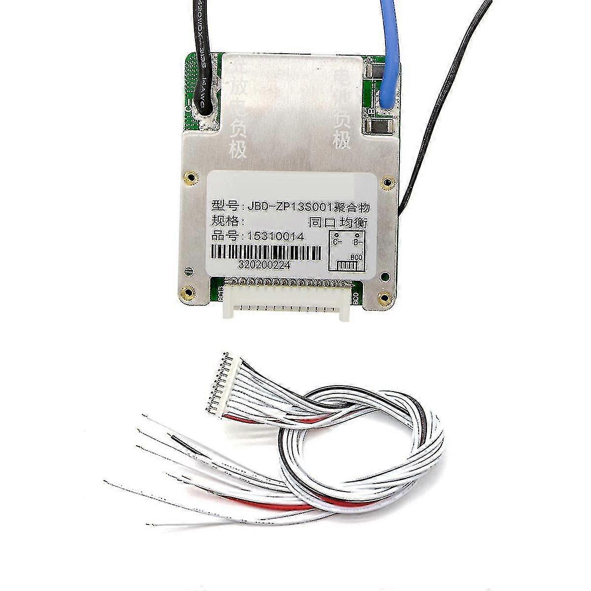 13s 48v 30a Ternary Lithium Battery Protection Board Bms Same Port With Equalization Temperature Co-e