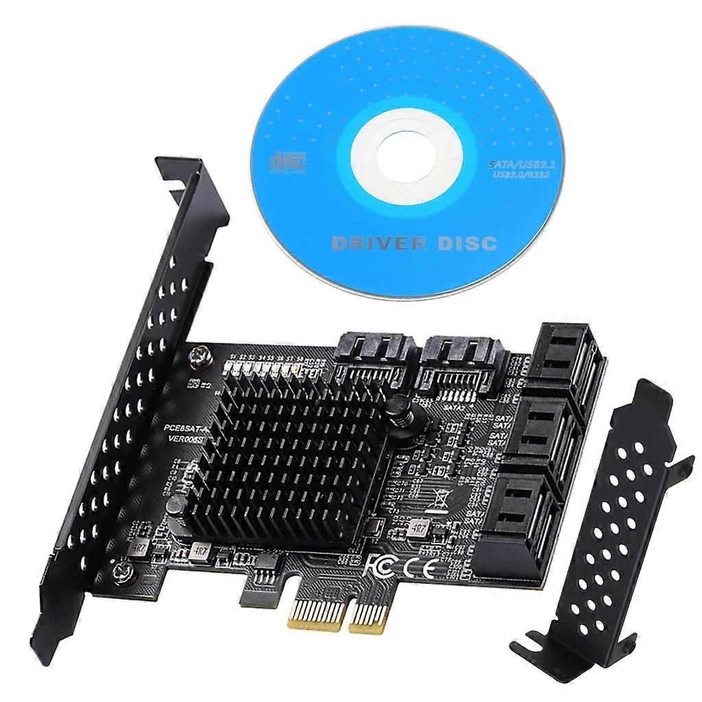 PCI-E to SATA3.0 Controller Expansion Board 8-Port SATA3.0 Expansion Card