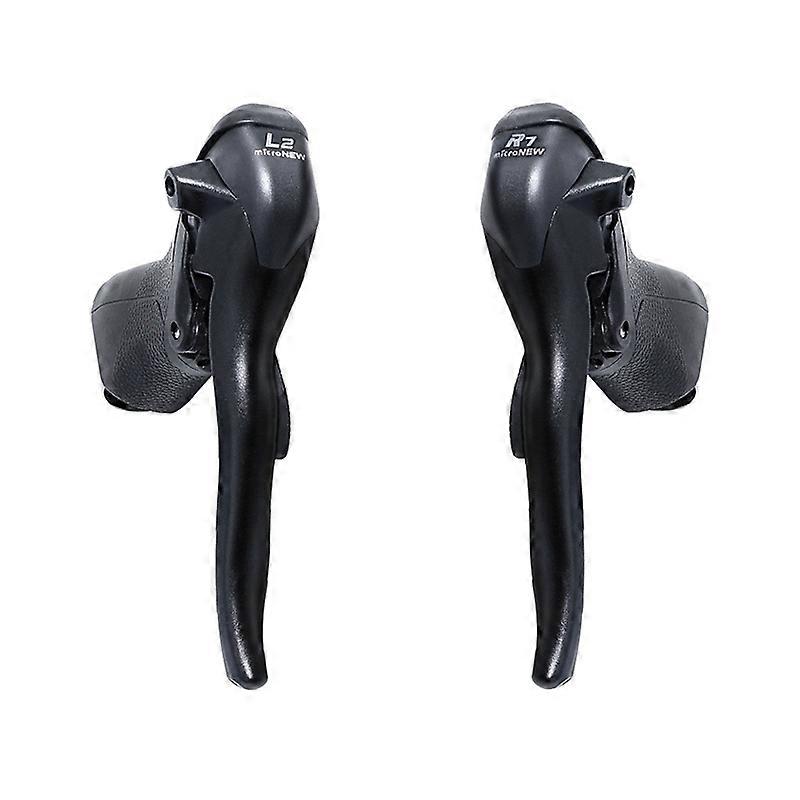 MiXim 1 Set Folding Bicycle Transmission Handle Manual Shift Road Bicycle Handle Aluminium Alloy Bicycle Handle