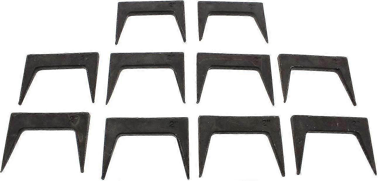 Wood Clamps, 2in Pinch Clamp Pinch Dog 10-piece Set For Woodworking Wood Glue Up Gluing Table Panel Pinch Dogs