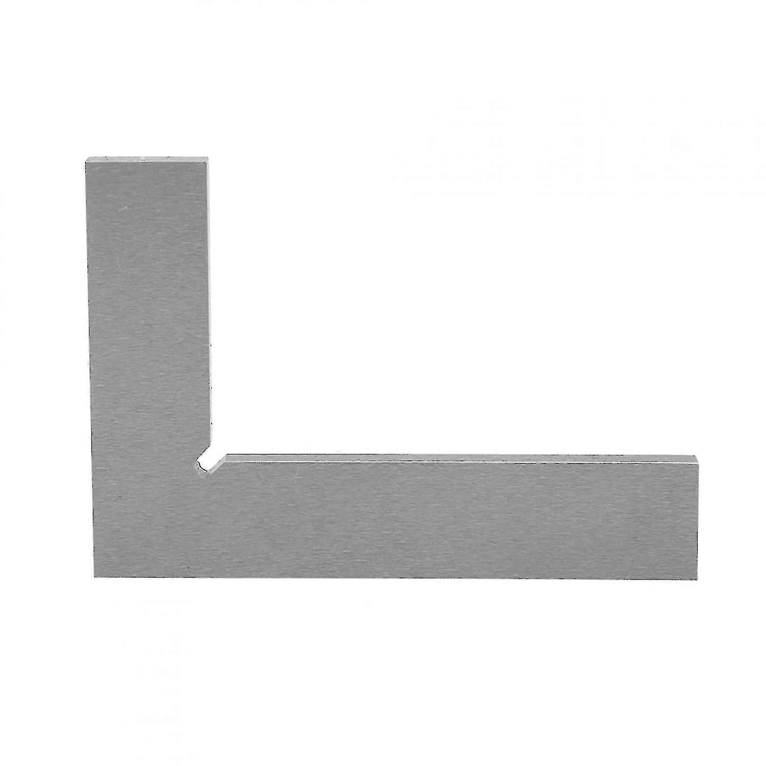 Right Angle Ruler 90 Degree Engineer Square Ruler Accuracy Level Flat Edge Square Measuring Tools (100 X 70mm)(1pcs,silver)