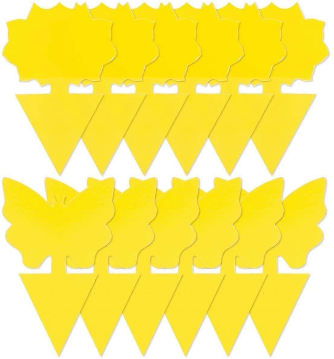 12 Pack Sticky Fruit Fly Trap And Fungus Gnat Traps Killer