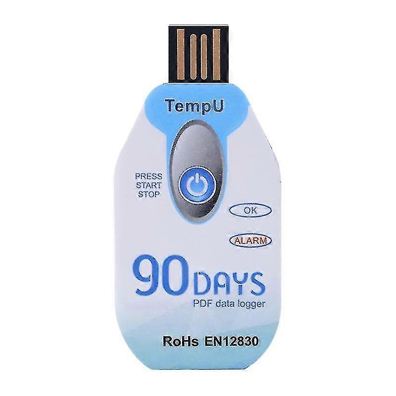 Temperature Logger Temperature Data Logger Single Use Pdf Report Usb Port 90 Days
